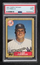 1987 Topps Tiffany Lou Piniella #168 PSA 9 MINT 0e2x