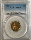 1923 S Lincoln Cent PCGS MS63 RB