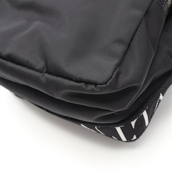 Valentino Men's Shoulder Bag Nylon Black Compact Used Authentic thumbnail 6