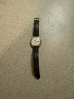 Vintage Seiko SQ 100 Men 7546-8049 Day Date Gold Tone Quartz  Watch