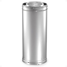 DuraVent DuraPlus 24 x 6" Galvanized Steel Triple Wall Stove Pipe, (Open Box)