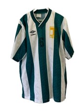 VTG 90s Umbro Libertas Pizzighettone Striped Soccer Jersey Mens L #6 Trimmer#44