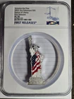 2022 PAMP Solomon Islands Statue of Liberty 2oz 9999 FINE Silver art bar C1554