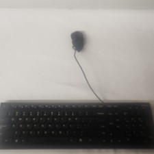 Lenovo LXH-EKB-10YA Wired USB Keyboard  Mouse Bundle, QWERTY, Black