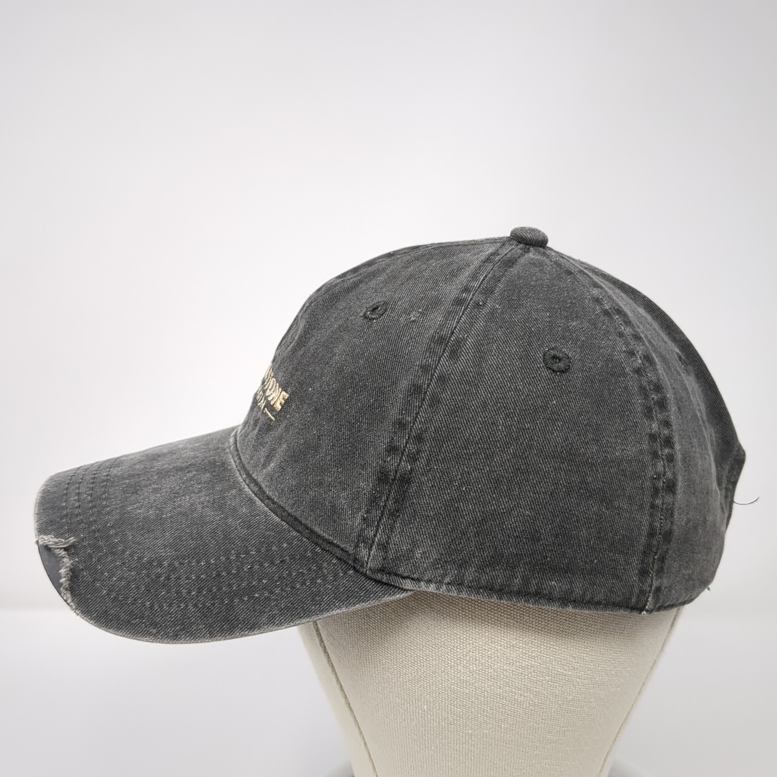 Milestone Running Slideback Baseball Hat Gray One… - image 3