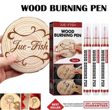 3x Safe Scorch Marker For DIY Project Easy Use Safe Chemical Wood Burning Pen