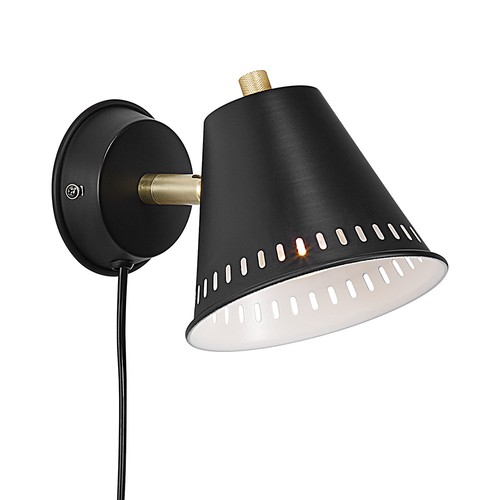 Nordlux Wandleuchte Industrie Design Pine Schwarz max. 15W GU10 Schalter UVP 34€