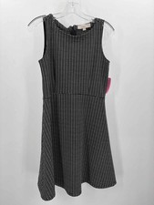 Pre-Owned Loft Black Size 2 Knee Length Sleeveless Dress
