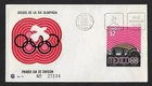 MEXICO GAMES OF THE XIX OLYMPICS ILLUSTRATED FIRST DAY COVER 1968