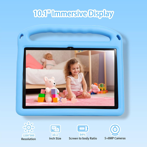 Kids Tablet,10-Inch Android 14 Tablet for Kids with Protective Case,Kids Pad Has - Afbeelding 6 van 12