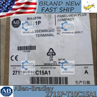 1PC Original AB 2711P-T10C15A1 PanelView Plus Terminal Brand New