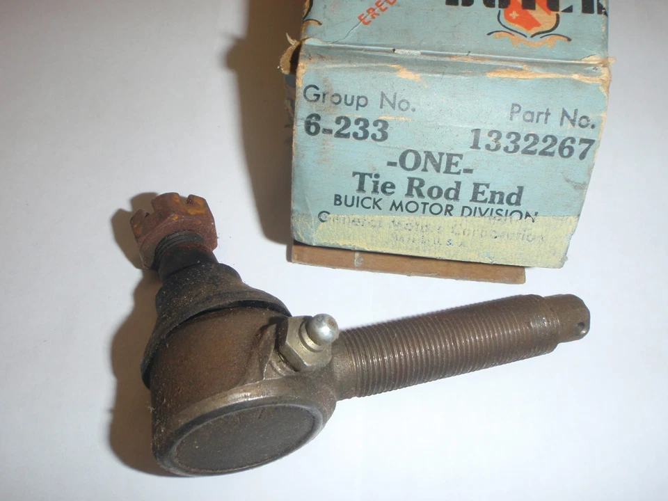 Nuevo de Lote Antiguo Dirección Exterior Tie Rod End 1941-1952 Buick Roadmaster 70 Series # 1332267 Foto 2 de 4