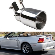 38-54mm Exhaust Pipe Rear Tail Muffler Stainlesssteel For Ford Mustang Svt