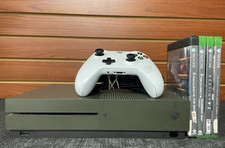 Microsoft Xbox One S 1TB Console Gaming System Battlefield 1 Military Green 1681