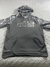 Nike Men  s Size XL Swoosh Black And Gray Camo Hoodie Therma-Fit