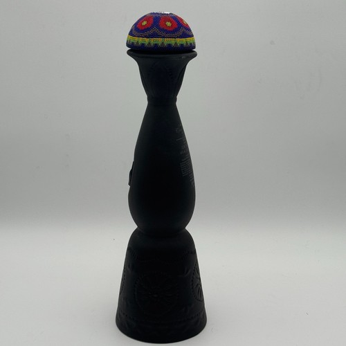 Mezcal Clase Azul Durango Joven Tequila 750ml Empty Bottle Beaded Stopper Black - Picture 13 of 15
