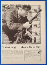1961 CLASSIC MARLIN PREMIRE MARK II SHOTGUN 12 GAUGE ORIGINAL FIREARM PRINT AD