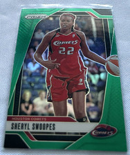 2024 Panini Prizm WNBA Basketball Sheryl Swoopes Houston Comets Green Prizm #74