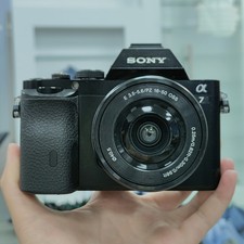 Sony Alpha A7 24.3MP Full Frame Mirrorless Digital Camera with 16-50mm Lens
