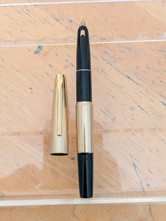 Penna stilografica telescopica vintage Gp Grid Texture Pilot pennino 14k Ef