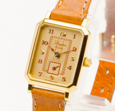 [EXC+5] LONGINES 150° Anniversario Oro Piccolo Secondo Quadrato Quarzo Orologio Donna