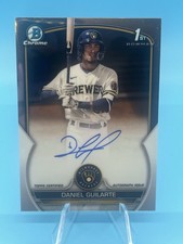 2023 Bowman Chrome #CPA-DGE Daniel Guilarte 1st Bowman On-Card Autograph