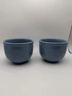Homer Laughlin Fiesta Ware BLUE Periwinkle CHILI Bowls Set Of Two