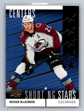 2019-20 Upper Deck #SSC-5 Nathan MacKinnon Shooting Stars Centers