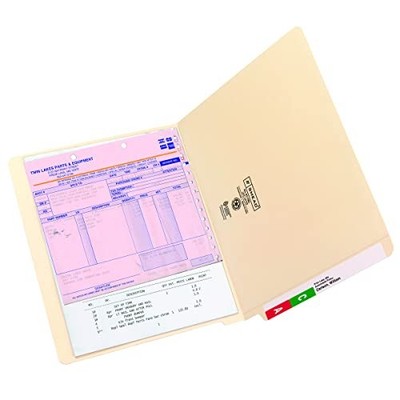 SMEAD 100% RECYCLED END TAB FILE FOLDER (24160) - MANILA