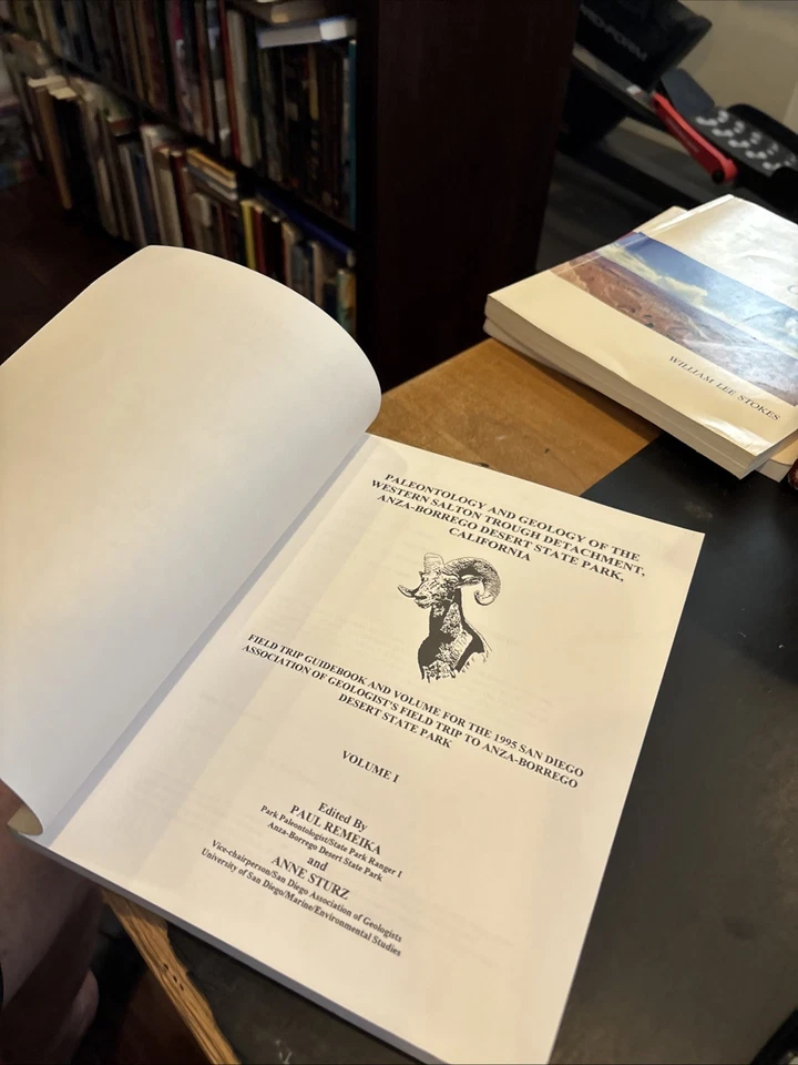 PALEONTOLOGY GEOLOGY WESTERN SALTON ANZA-BORREGO DESERT Remeika & Sturz 1997 pb Foto 3 de 4
