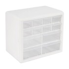 4Tier Craft Storage Box Plastic Drawer Compartment Container Jewellery Organiser