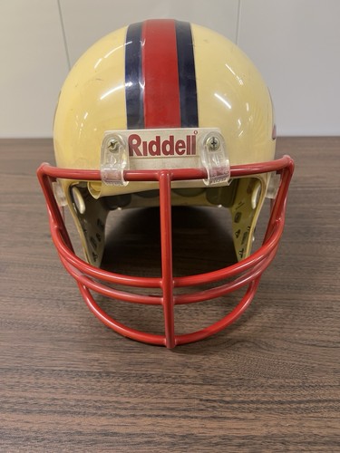 VTG "Sioux" White/Red High School or College Football Helmet - Riddell - Medium - Picture 3 of 10