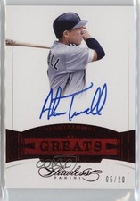2017 Panini Flawless Greats Auto Ruby 5/20 Alan Trammell #GA-AT Auto HOF hn4