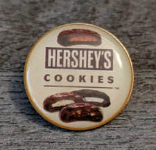 "Hershey's Cookies" The Hershey Company Chocolate Promotional Vintage Lapel Pin