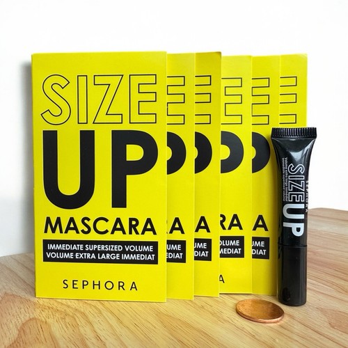 6 Sephora Size Up Mascara Ultra Black 1.5g 0.05oz Each Sample Size NEW