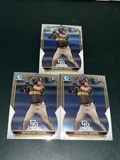 2023 Bowman Chrome Nerwilian Cedeno Lot of 3
