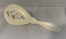 Vintage Baby Hair Brush Nylon Bristles Cream Bumble Bee 6” Thailand WEAR