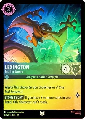 NM Cold Foil Lexington - Small in Stature, Lorcana, Whispers in the Well, 183