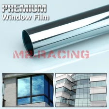 Light Blue Smoke Window Tint Film Sheet UV Heat Reflective Home Office #05