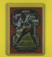 2021 Panini Prizm - Laremy Tunsil #34 Red Wave Prizm 058/149 Texans