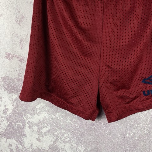 Vintage Umbro Shorts Men’s Running Rare 90s Y2K Red Size 34 - Picture 3 of 5