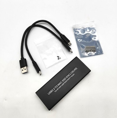 Jorkar Externes SSD-Gehäuse für MacBook Air/Pro (Mitte 2013?2017) mit USB-C 3.2-