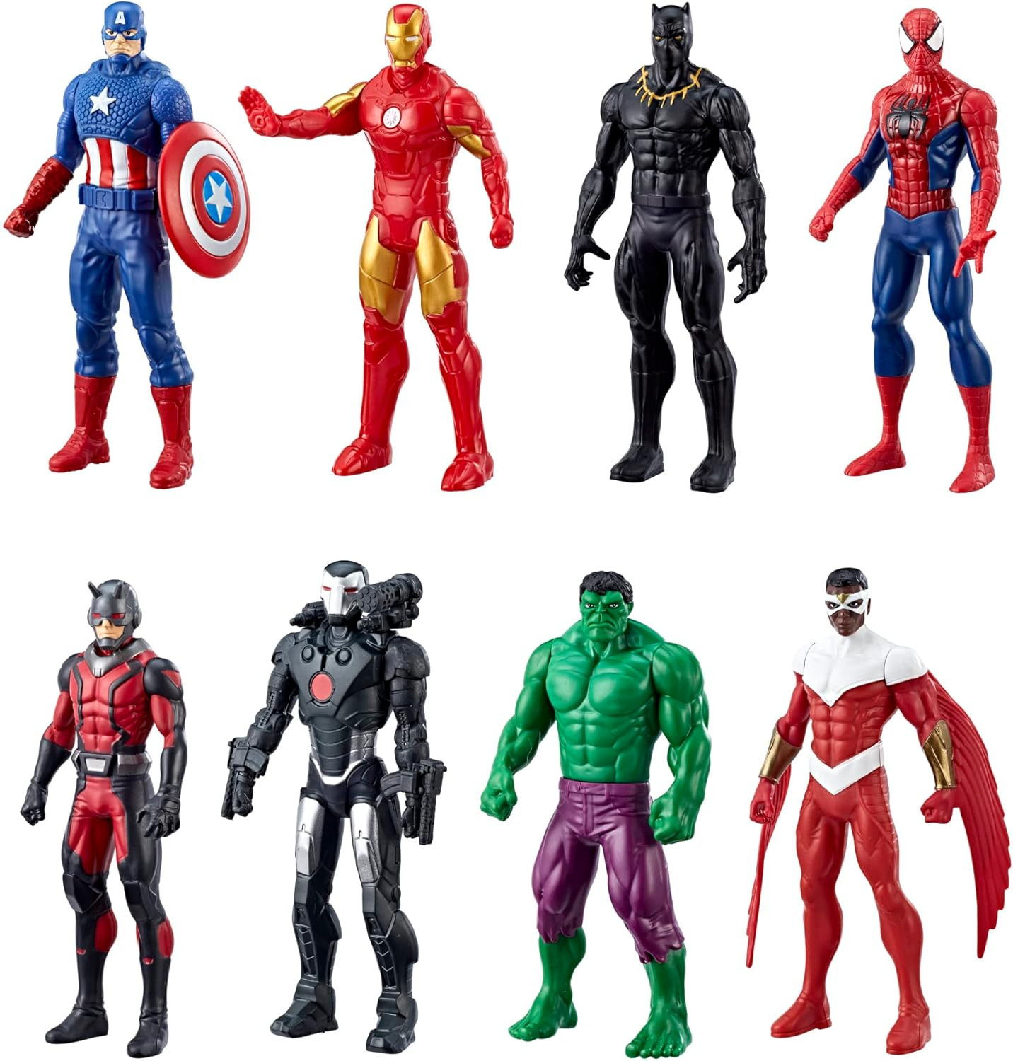 Pack 6 Inch Action Figures Set Kids Superhero Toys