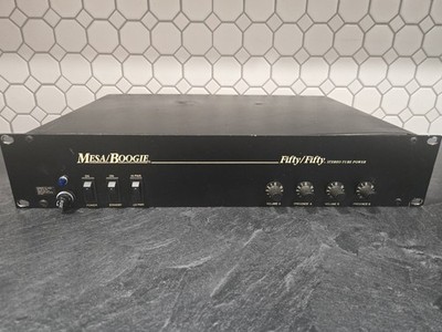 Vtg Mesa Boogie Fifty/Fifty 2-Channel 50-Watt Stereo Tube Power Amplifier C Ver