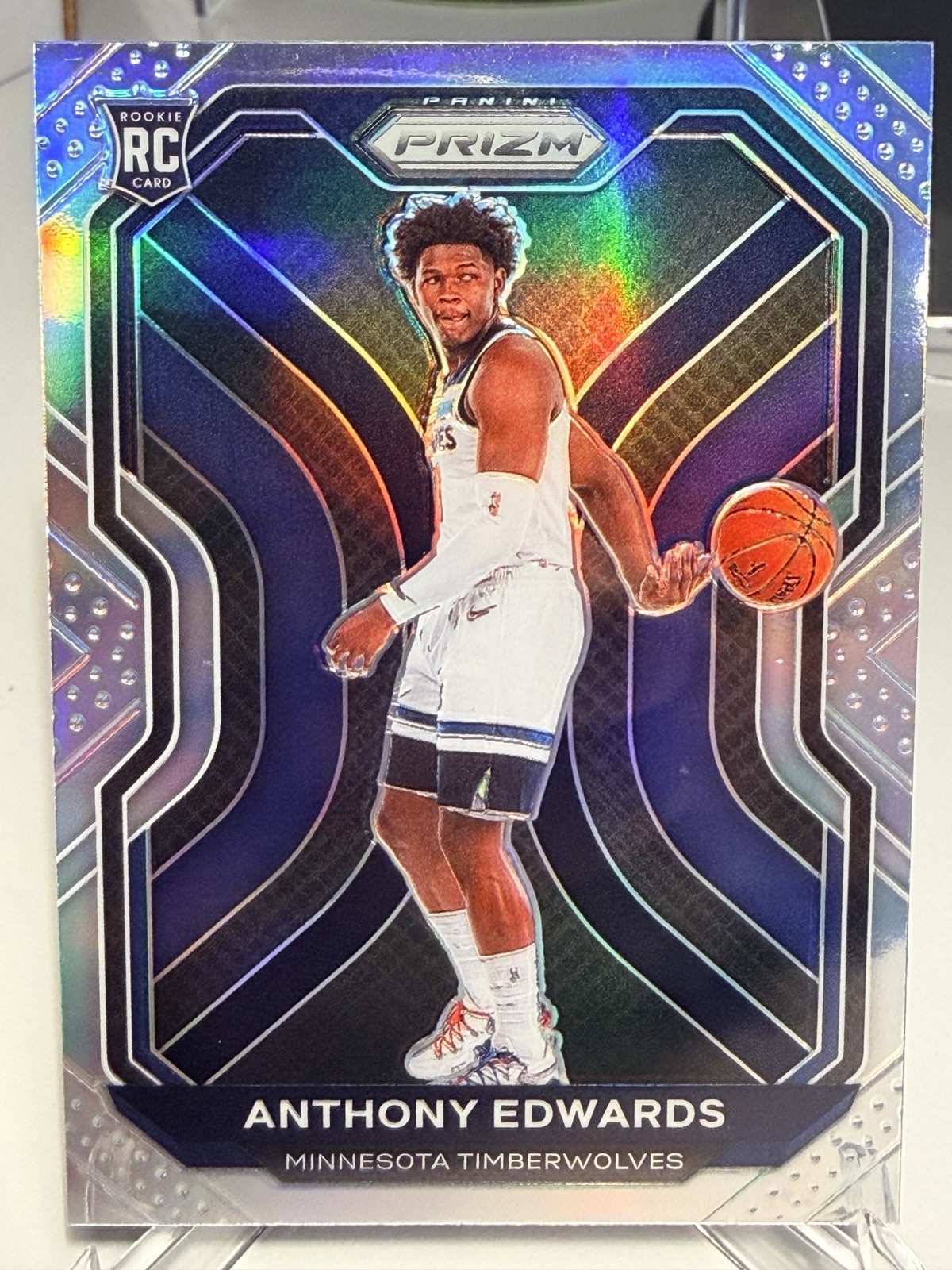 2020-21 Panini Prizm - Anthony Edwards #258 Silver Prizm (RC) - CENTERED!