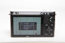 Nikon 1 J1 White Body Only 1 . Faulty . Camera will freeze up