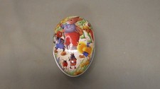 Vtg German Paper Mache Easter Eggs Nesting Fillable Cardboard Chickens Bunny lot