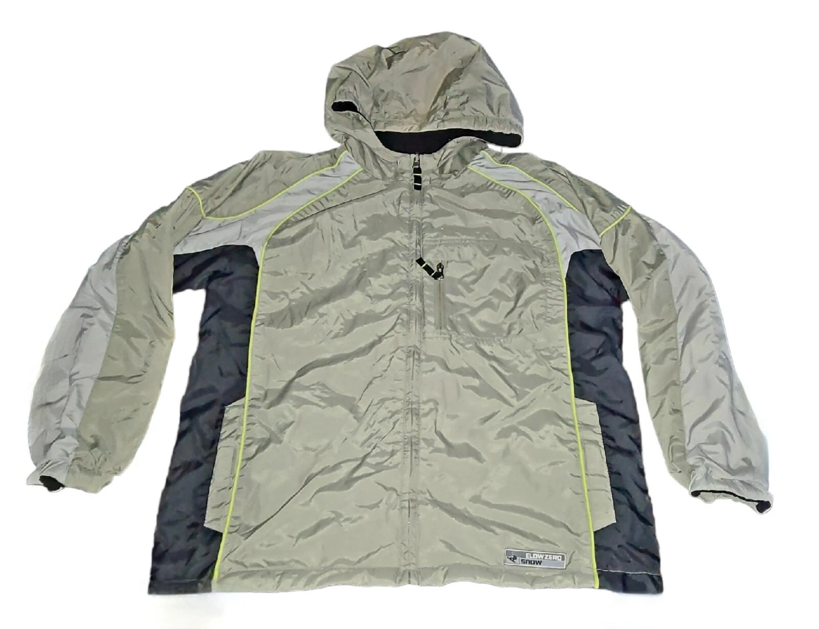 Below Zero Zip Snow Ski Jacket Snow Gear Reversible Boys Youth Size 14/16 Large