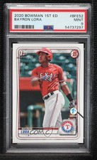 2020 Bowman 1st Edition Bayron Lora #BFE-52 PSA 9 MINT ff8