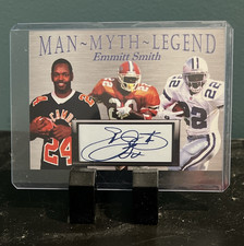Emmitt Smith Man Myth Legend Cut Autograph Facsimile Card /1000 Cowboys